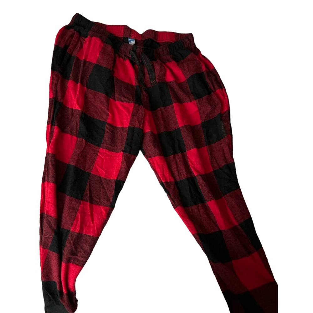 Old Navy plaid jogger pj pants.